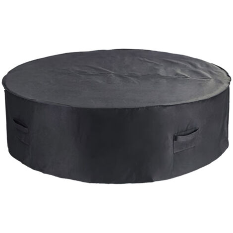 Housse imperméable pour mobilier de jardin rond, table et chaises de cour, protection contre la pluie et la poussière,128 x 71 cm