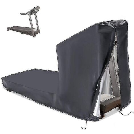 Housse imperméable pour tapis de course, housse anti-poussière pour appareils de fitness d'intérieur et d'extérieur -zz-20095110 cm-Noir