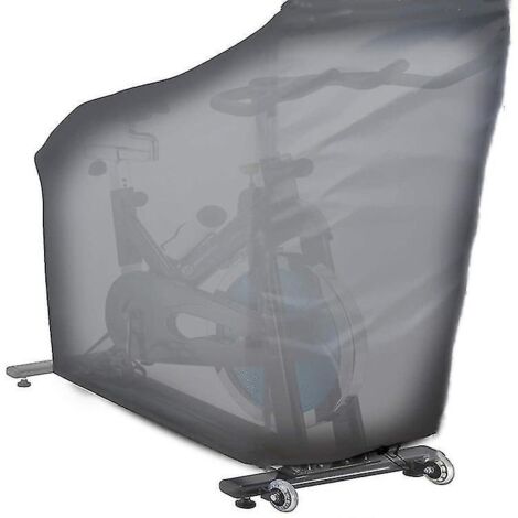 Housse imperméable pour vélo d'appartement, housse de protection pour vélo d'intérieur, housse anti-poussière pour vélos d'appartement ou vélos de spinning (noir)