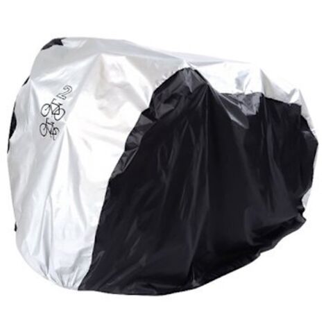 Housse imperméable pour vélos (1/2 vélos) - Protection extérieure contre le froid, la pluie, la neige et le vent - Bâche - Abri anti-poussière et anti-salissures - Résistante aux UV - Taille M-AquaFor