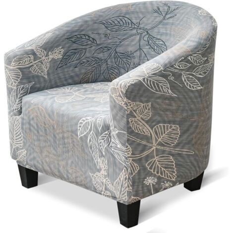 Housse imprimée pour fauteuil, 1 pièce, housse de chaise de bain, ensemble de protection pour fauteuil club, housse de meuble extensible élastique
