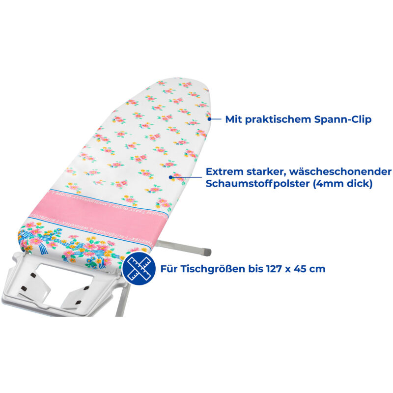 Wenko - Housse magiglisse fête des fleurs 128x54