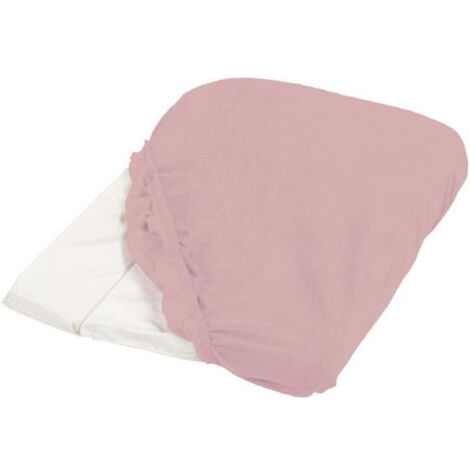 Housse Matelas à Langer Eponge 50x75cm Vieux Rose