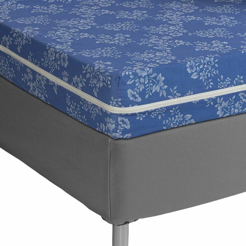 Univers Decor - Housse à matelas damassé 180 x 200 cm King size - Rénove matelas
