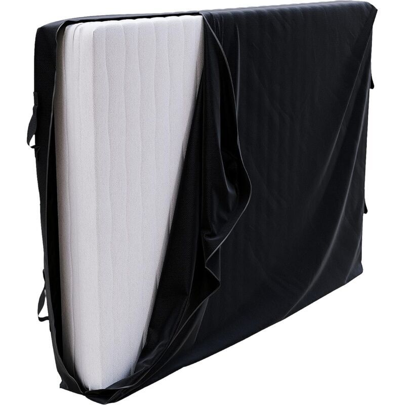 Housse Matelas Demenagement 13774 cm ( Epaisseur 17cm) - 4 Poignées et Zipper - Housse Protection Matelas Imperméable