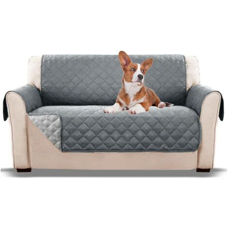 Housse matelassée lavable pour canapé 1/2/3 places, idéale pour les animaux de compagnie. Protection optimale pour votre canapé.