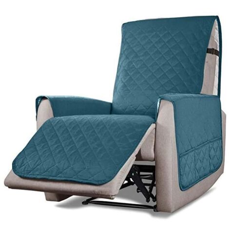 Housse matelassée pour fauteuil inclinable universel, taille S - Bleu-vert