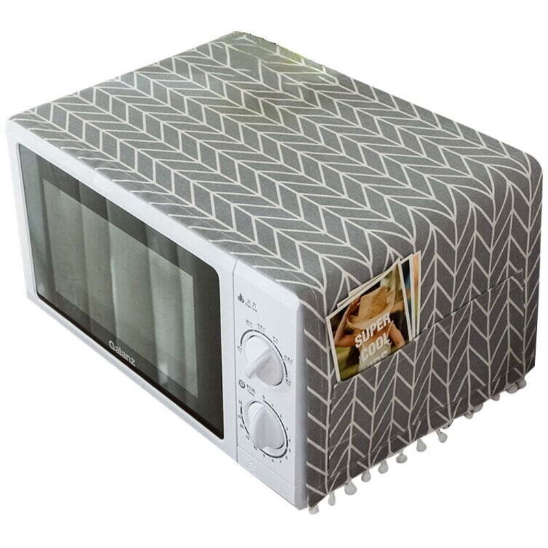 Housse micro-ondes - 1 housse, Housse anti-poussière pour four micro-ondes électrique décoration maison - Sans couleur spécifique