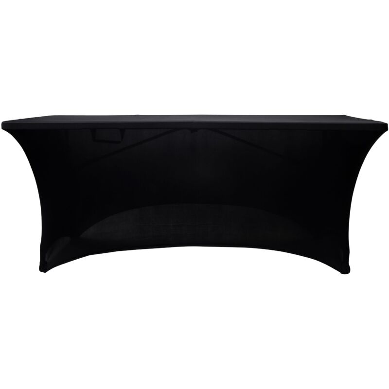 Housse nappe pour table pliante 180cm Noire - Werkapro