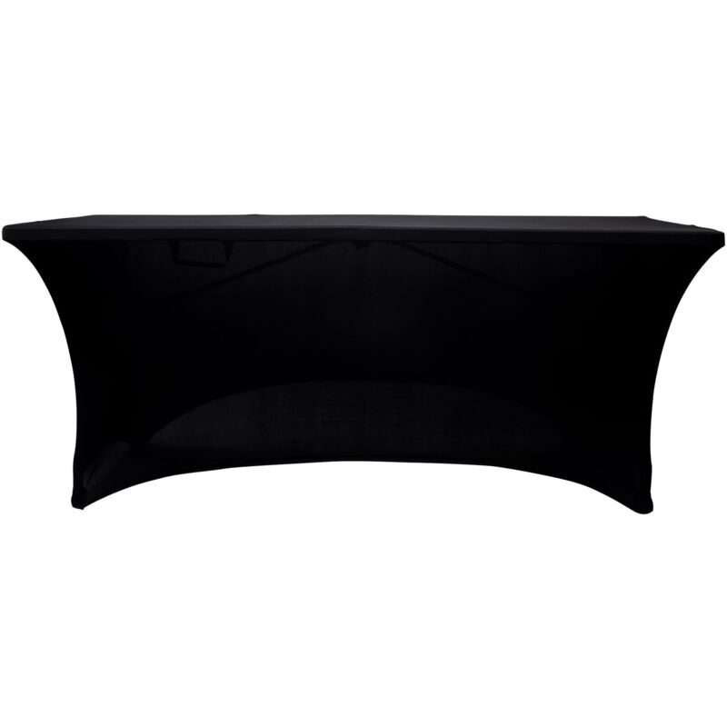 Housse nappe pour table pliante 240cm Werka Pro Noire