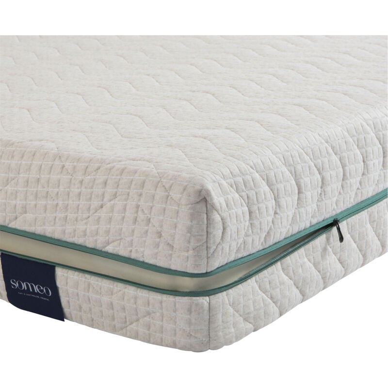 Someo - Housse naturelle de remplacement pour matelas Aube 700 80x200