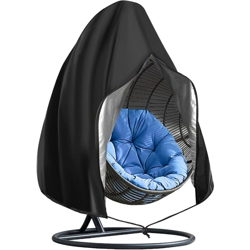 Paryou - Housse Oeuf Suspendu, 190 x 115 cm Extérieur Fauteuil Suspendu Couverture Imperméable Protection pour œufs Chaise pour Mobilier Balancelles