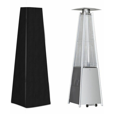 Housse parasol chauffantHousse pour Chauffage de Terrasse Housse pour Parasol Chauffant de Style Pyramidal Noir