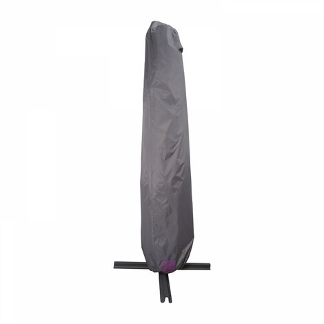 Housse parasol déporté 230 cm grise Cov'Up