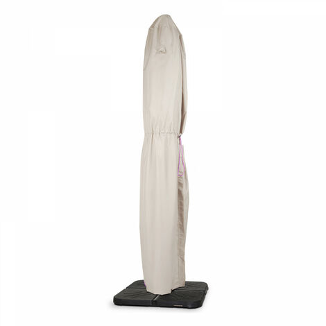 Housse parasol déporté 240 cm taupe Cov'Up - Taupe
