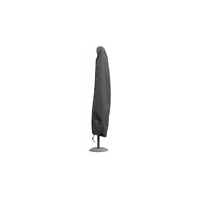 Greenclub - Housse parasol droit H 185 cm x Dhaut 25 cm x Dbas 40 cm Anthracite - Anthracite