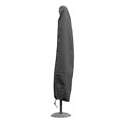 Housse parasol droit H 185 cm x Ø haut 25 cm x Ø bas 40 cm Anthracite - Anthracite