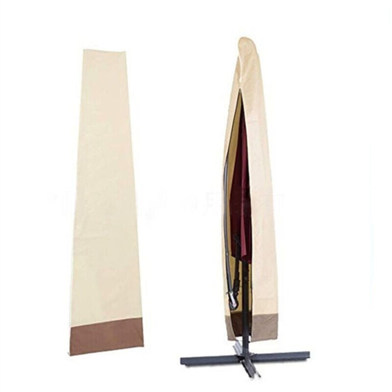 Sunxury - Housse Parasol Jardin Extérieur,Couverture Protection pour Parasol en 600D Oxford Imperméable avec Sac de Rangement pour Terrasse,Jardin