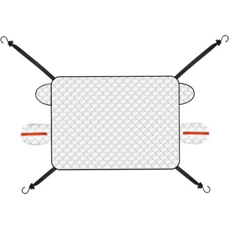 Housse Pare - Brise Antigel - Protection Aimantée Hiver Neige Glace -