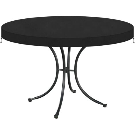 Housse Pateau Table de Jardin Housse Protection Table Jardin Ronde Bache Table de Jardin Exterieur Housse de Protection Ronde pour Table de Jardin Imperméable Anti UV Tissu Oxford Ø110X10cm