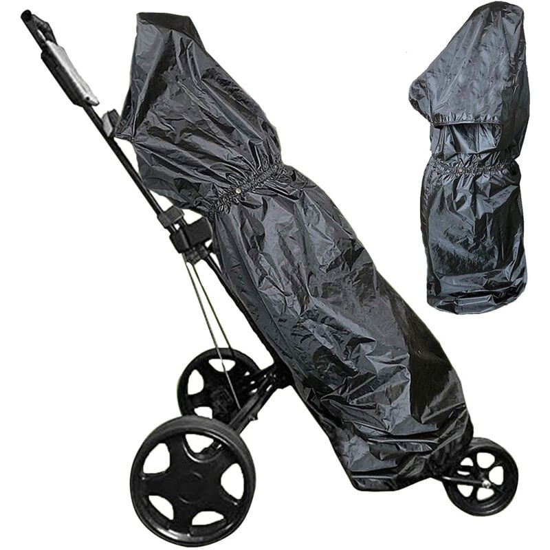 Housse Pluie Golf Impermeable Sac De Golf Voyage Velo Chariot Couverture Protection avec Capuche pour Homme Femme Enfant pour Le Sport De Voyage en
