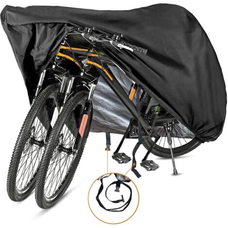 Housse pour 1, 2 ou 3 vélos - Housse imperméable pour l'extérieur - Tissu ripstop ultra-résistant 190T pour une protection optimale-AquaForge
