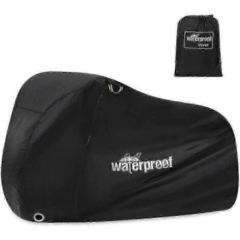 Housse pour 1 ou 2 vélos, imperméable 210T, protection extérieure contre la pluie, le soleil, les UV, la poussière et le vent.-AquaForge