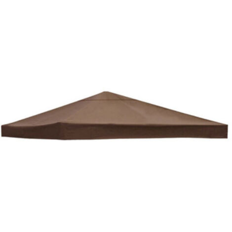 Housse Pour Auvent - Toile De Remplacement 300 cm x 300 cm - Polyester 300D Imperméable Avec Enduction PA - Protection Soleil Pluie Vent - 1 Pièce