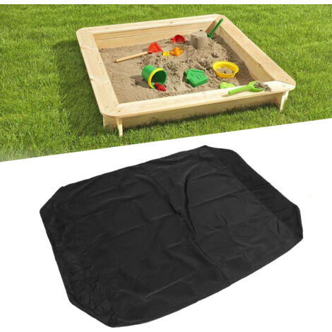 Housse pour bac à sable avec cordon - Oxford imperméable anti-UV 120x120cm (47x47in) - Protection contre la poussière et les feuilles - Multifonctionnel jardin/piscine