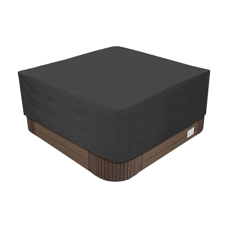 Ineasicer - Housse pour Bain à Remous de Jardin, Bache de Protection pour Spa en Tissu Oxford 210D Imperméable Anti-poussière Anti-UV, Plusieurs