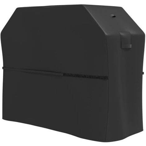 Housse pour barbecue à gaz, résistante aux intempéries, avec fermeture Velcro, en tissu Oxford 600D, noire, 147 x 61 x 122 cm