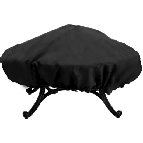 Housse pour barbecue en tissu Oxford, protection durable pour meubles de jardin d'extérieur (noir)