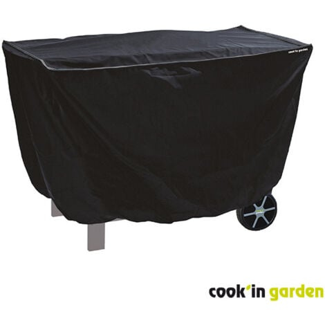 COOK'IN GARDEN Housse pour barbecue et desserte - L 125 x l 60 x H 80cm - Rectangulaire