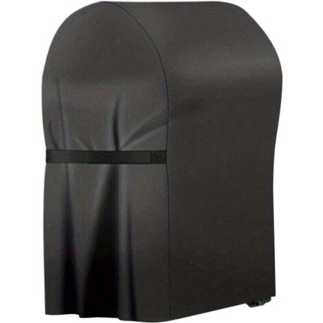 Housse pour barbecue, housse pour barbecue extérieur au charbon de bois, 76 x 66 x 110 cm, housse imperméable pour barbecue à gaz à double brûleur, résistante à la pluie, à la neige et à la poussière.