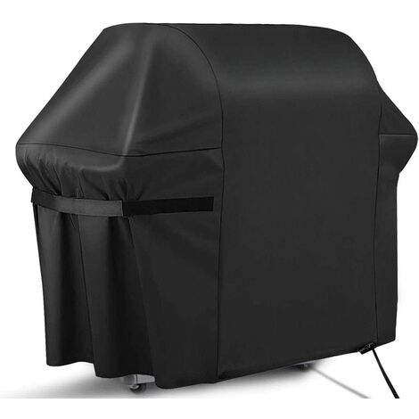 Housse pour Barbecue, Housse résistante pour Barbecue à gaz en 420D Tissu Oxford résistant aux poussières et imperméable,Couverture de Barbecue avec Sangles Autocollantes et Sac de Rangement