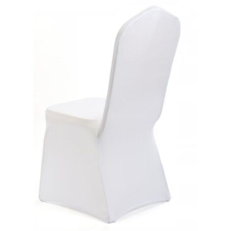 Housse pour chaise de banquet blanche haut de gamme