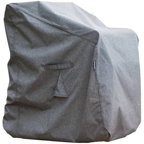HESPERIDE Housse pour chaises empilés Hambo gris - 70 x 70 x 120 cm - Hespéride