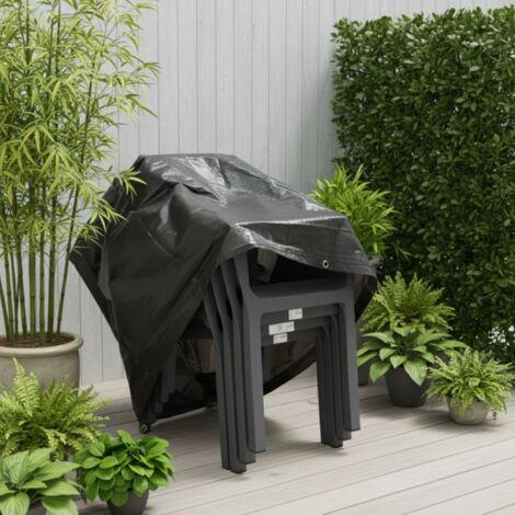 Housse De Protection Imperméable Pour Chaise à Double œuf (balancelle) - 230 X 200 Cm, Polyester - Gris Ou Noir - Résiste Aux Intempéries