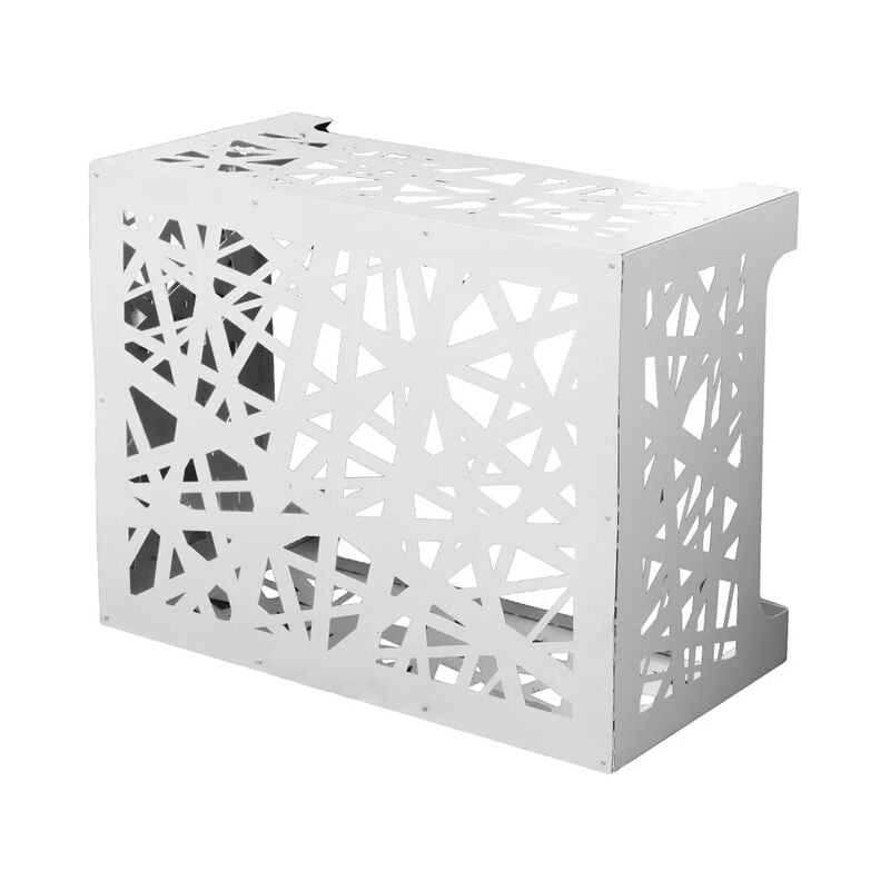 Cache climatiseur pour climatiseur artist m Blanc en aluminium L86 x P44 x H68 cm