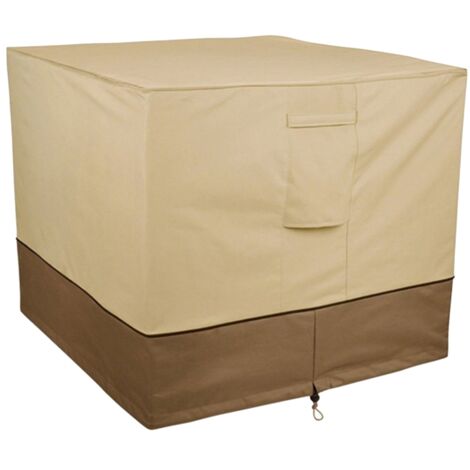 Housse pour climatiseur extérieur, anti-poussière, anti-neige, imperméable, résistante au soleil, pour maison, carrée
