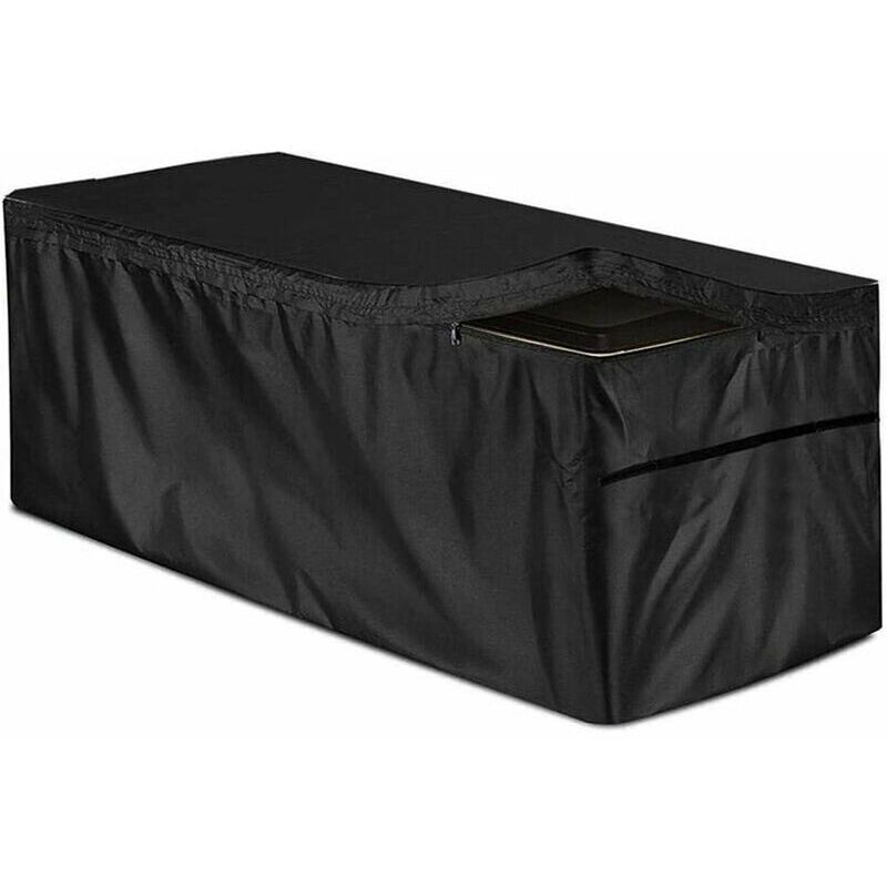 Gabrielle Housse pour Coffre De Rangement 130 x 60 x 71 cm, Housse Imperméable Couverture pour Caisse De Stockage De Jardin/Malle De Rangement,