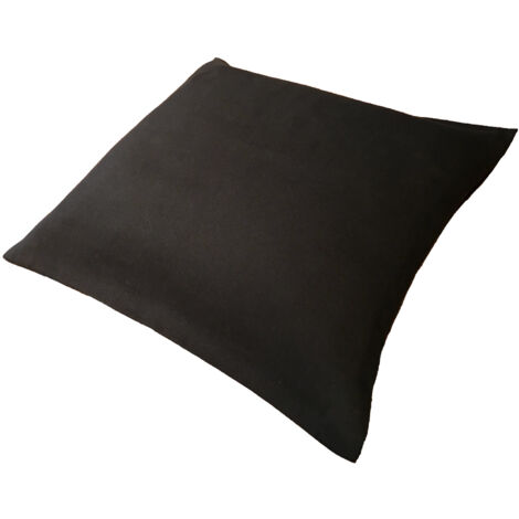 Housse pour coussin 44x44 cm  Noir