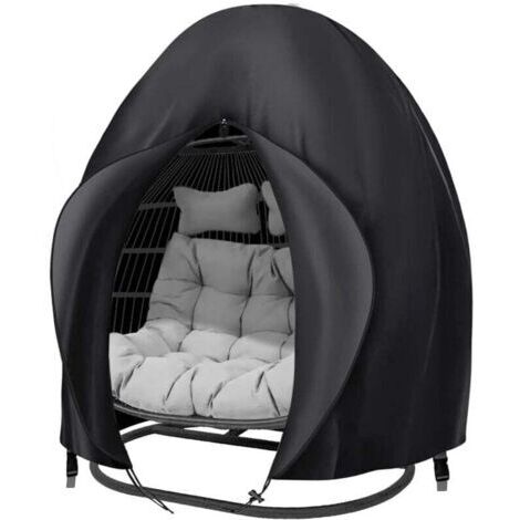 Housse pour Fauteuil Suspendu Type Œuf 200x230cm Couverture Imperméable