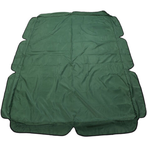 Housse pour Hamac 600D Oxford Argenté Imperméable - Toit de Protection Anti-UV pour Jardins (164x114cm) Vert Foncé