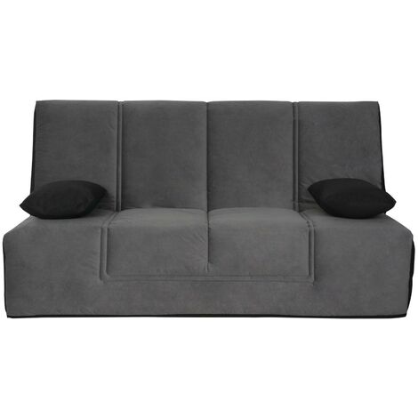 Housse pour la banquette clic-clac 130x190 gris
