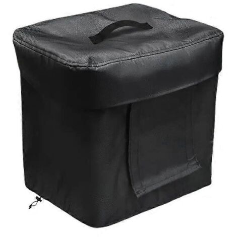 Housse pour machine à glaçons, protection thermique, housse isolante portable et imperméable, noire