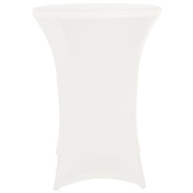 Housse blanche pour mange debout