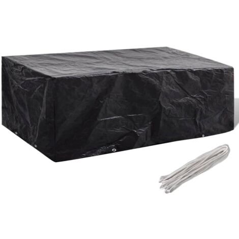 vidaXL Housse de salon de jardin 8 œillets 200 x 160 x 70 cm