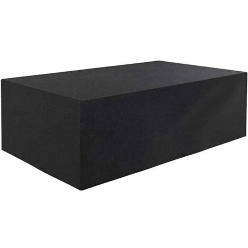 Housse Pour Mobilier De Jardin Étanche Bâche Couverture Housse De Protection Meuble Table Salons De Jardin 270x180x89cm Noir Housse salon de jardin