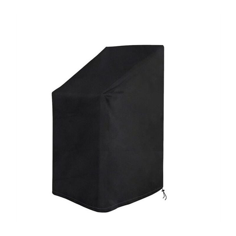 L&h-cfcahl - Housse pour mobilier de jardin Housse de Protection pour Chaise de Jardin 420D Oxford Noir 65 x 65 x 80/120 cm